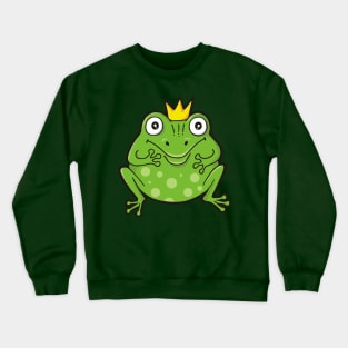 Frog Cartoon Crewneck Sweatshirt